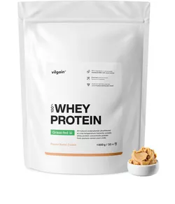 obrázek Vilgain Grass-Fed Whey Protein – Sušenka s arašídovým máslem 1000 g