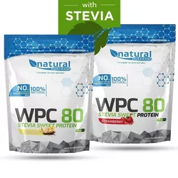 obrázek WPC 80 Stevia Sweet - syrovátkový whey protein 1kg Vanilla