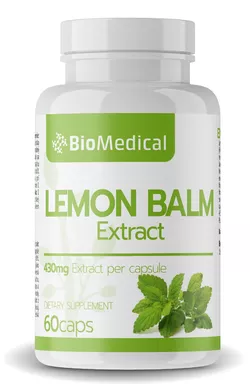 obrázek Lemon Balm Extract - Extrakt z Meduňky lékařské 60 caps