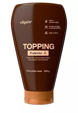 Vilgain Prebiotic Topping – čokoládový 300 g