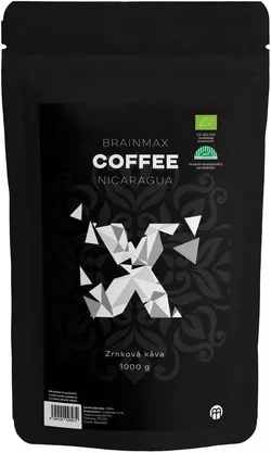obrázek BrainMax Coffee Nicaragua, zrnková káva, BIO, 1000 g
