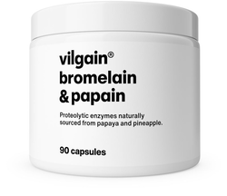 obrázek Vilgain Bromelain & Papain – 90 kapslí