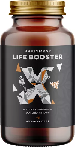 obrázek BrainMax Life Booster, 90 rostlinných kapslí
