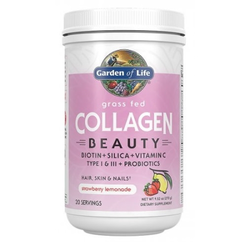 obrázek Garden of Life Collagen Beauty (Kolagen - Kolagenní peptidy), Jahoda, 270 g