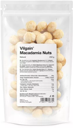 obrázek Vilgain Makadamové ořechy natural 250 g