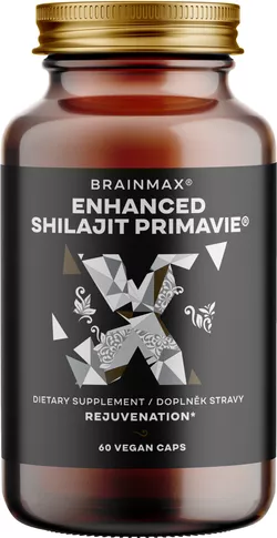 obrázek BrainMax Enhanced Shilajit PrimaVie, 60 rostlinných kapslí