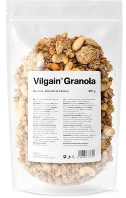 obrázek Vilgain Granola kokos, mandle a kešu 400 g