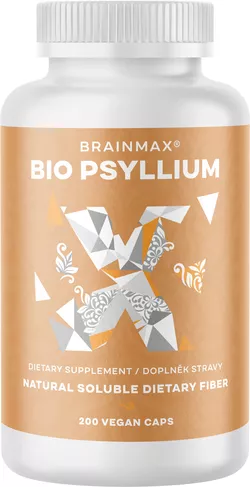 obrázek BrainMax BIO Psyllium, 800 mg, 200 rostlinných kapslí
