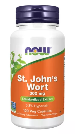 obrázek Now® Foods NOW St. John's Wort (Třezalka tečkovaná), 300 mg, 100 rostlinných kapslí
