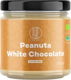 obrázek BrainMax Pure Peanut Butter White Chocolate (arašídové máslo s bílou čokoládou) 250 g