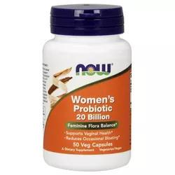 obrázek NOW® Foods NOW Women's probiotic (probiotika pro ženy), 20 miliard, 50 rostlinných kapslí