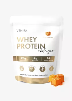 obrázek VENIRA whey protein, slaný karamel, 1000 g