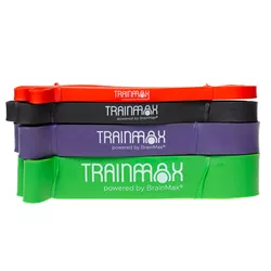 obrázek TrainMax odporové gumy, 4 ks Set gum k posilování celého těla