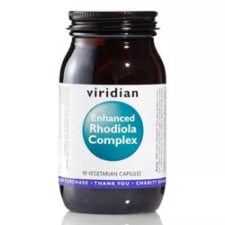 obrázek Viridian Enhanced Rhodiola Complex 90kapslí (Rozchodnice růžová s adaptogeny)
