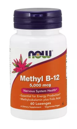 obrázek NOW® Foods NOW Methyl B12 with Folic Acid (Vitamín B12 + Kyselina Listová v aktivních formách)
