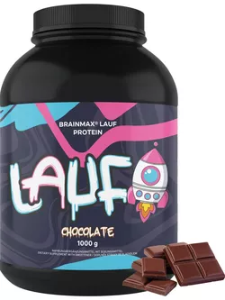 obrázek BrainMax Lauf Protein, nativní syrovátkový protein, 1000 g Příchuť: Čokoláda Nativní syrovátkový protein