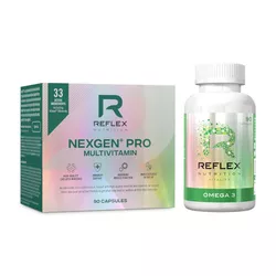obrázek Reflex Nexgen® PRO Multivitamín 90 kapslí NEW + Omega 3 90 kapslí ZDARMA