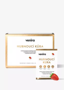 obrázek VENIRA hubnoucí kúra, jahoda, nápoj