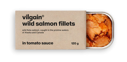 Vilgain Filety z divokého lososa – v rajčatové omáčce 120 g