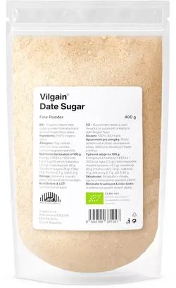 obrázek Vilgain Datlový cukr BIO 400 g