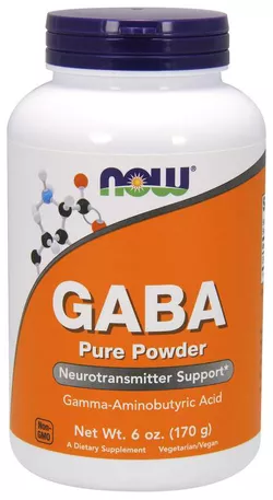 obrázek NOW® Foods NOW GABA čistý prášek, 170 g