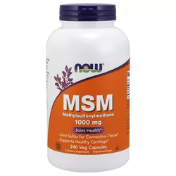 obrázek NOW® Foods NOW MSM (Methylsulfonylmethan), 1000 mg, 240 rostlinných kapslí