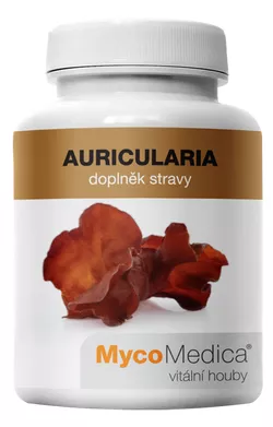 obrázek MycoMedica - Auricularia v optimální koncentraci, 90 rostlinných kapslí