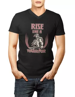 obrázek Tričko Rise like a Warrior barevné S