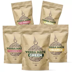 obrázek Yerba Maté Green sypaný čaj 500g Red Berries