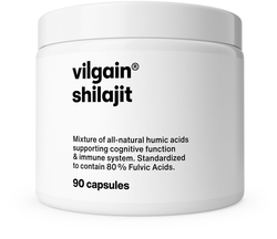 Vilgain Shilajit – 80% extrakt kyseliny fulvové 90 kapslí