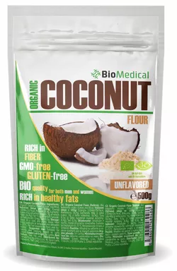 obrázek Organic Coconut Flour - Bio kokosová mouka 500g