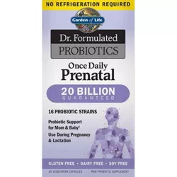 obrázek Garden of life Dr. Formulated Probiotics once daily Prenatal (probiotika pro těhotné, kojící), 16 kmenů, 20 mld CFU, 30 rostlinných kapslí