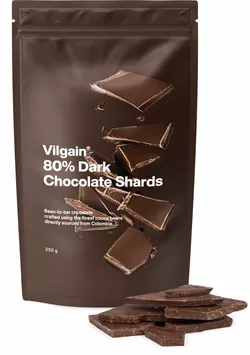 obrázek Vilgain 80% lámaná tmavá čokoláda 250 g