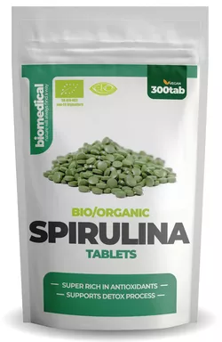 obrázek Organic Spirulina - Bio Spirulina tablety 300 tab