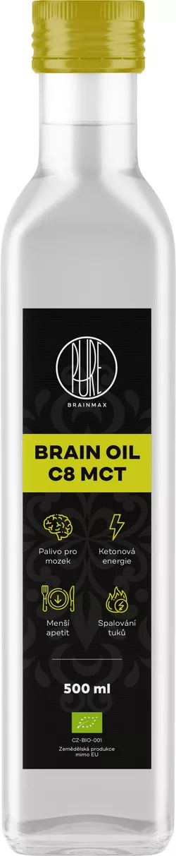 obrázek Brainmax Pure Brain Oil C8 MCT, 500 ml