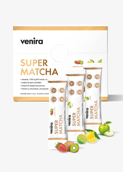obrázek VENIRA super matcha, mix 3 příchutí, 30 sáčků, 90 g