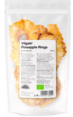 obrázek Vilgain Ananas sušený BIO 100 g