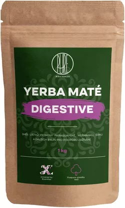 obrázek BrainMax Pure Organic Yerba Maté - Digestive, 1000 g