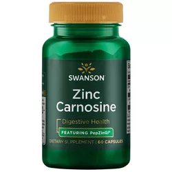 obrázek Swanson Zinc Carnosine PepZinGI®, Zinek Karnosin, 60 kapslí