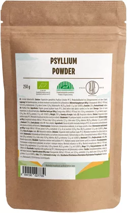 obrázek BrainMax Pure Psyllium, rozpustná vláknina, 250 g, BIO