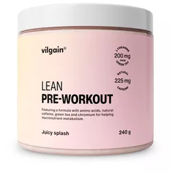 obrázek Vilgain LEAN pre-workout – Juicy splash 240 g