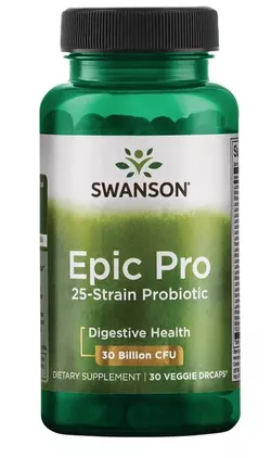 obrázek Swanson Epic Pro probiotika 25 kmenů, 30 mld CFU, 30 kapslí