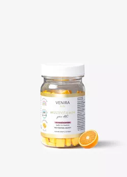 obrázek VENIRA multivitamin pro děti - pomeranč, 120 tablet