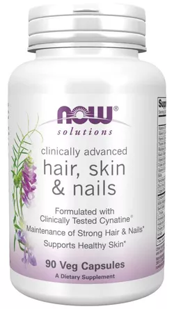 obrázek Now® Foods NOW Hair, Skin & Nails (zdravé vlasy, pleť a nehty), 90 rostlinných kapslí
