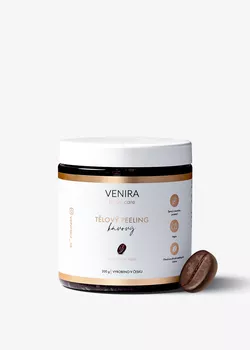 obrázek VENIRA tělový peeling, kávový, 200 g