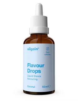 obrázek Vilgain Flavour Drops – kokos 50 g