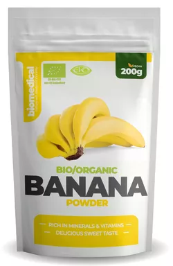obrázek Organic Banana Powder - Bio banánový prášek 200g