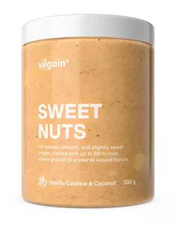obrázek Vilgain Sweet Nuts Kešu a kokos s vanilkou 300 g