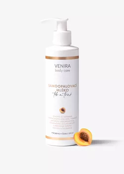 obrázek VENIRA samoopalovací mléko, meruňka, 250 ml