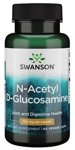 obrázek Swanson N-Acetyl D-Glucosamine, 750 mg, 60 kapslí